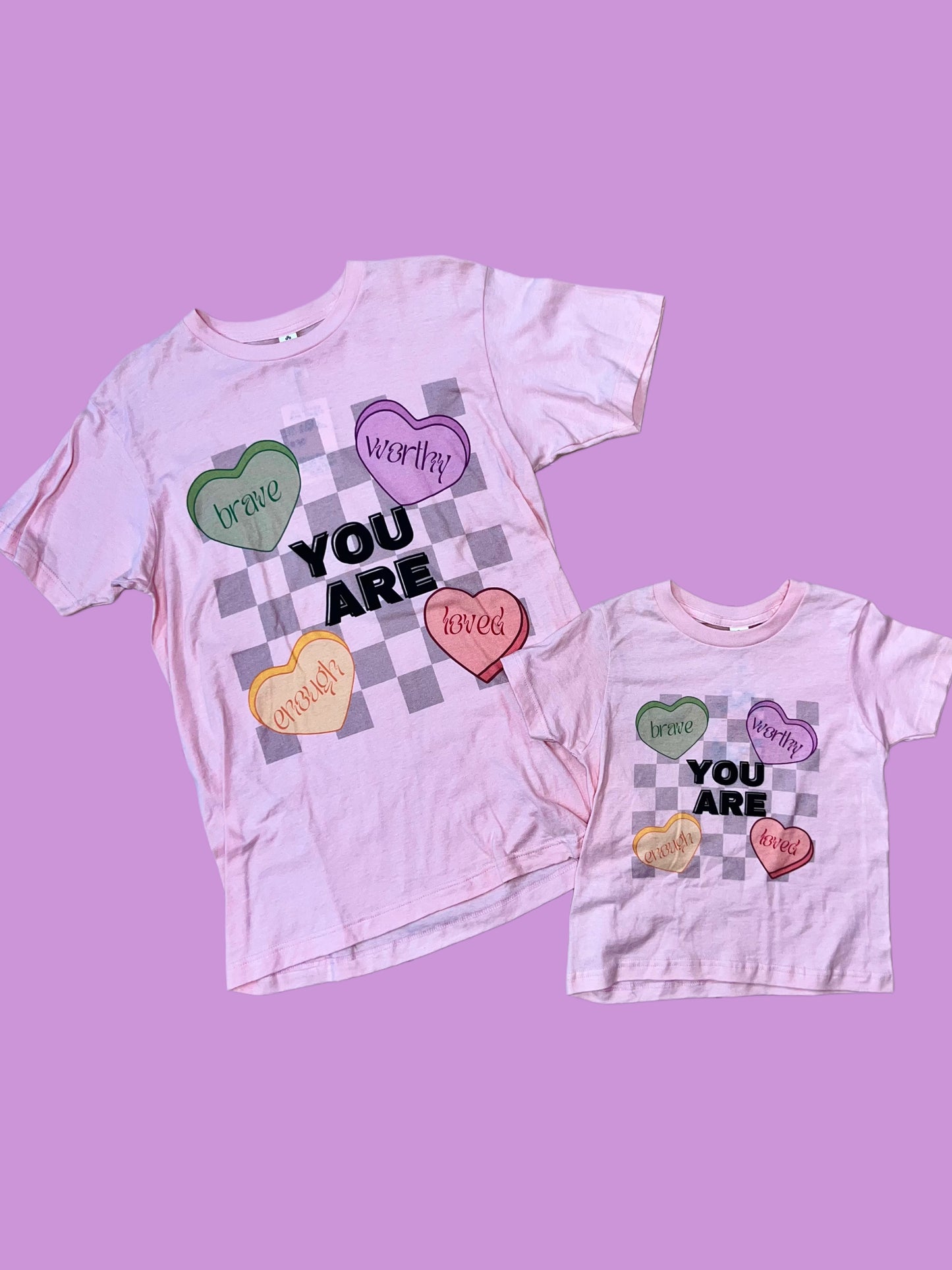 You Are Loved Mommy and Me Tees