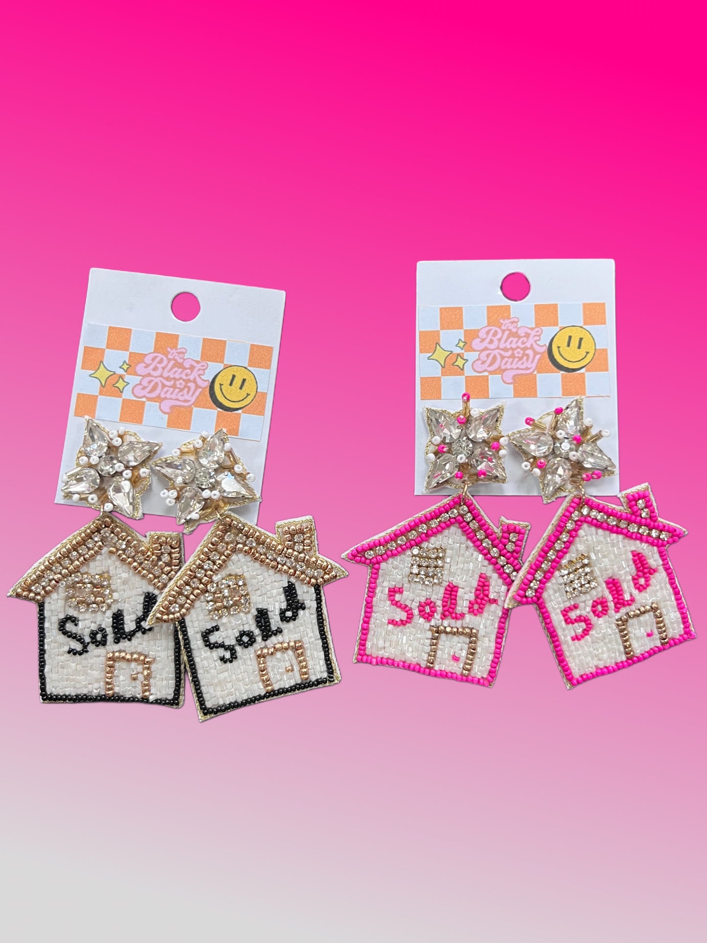 Sold Home Beaded Earrings