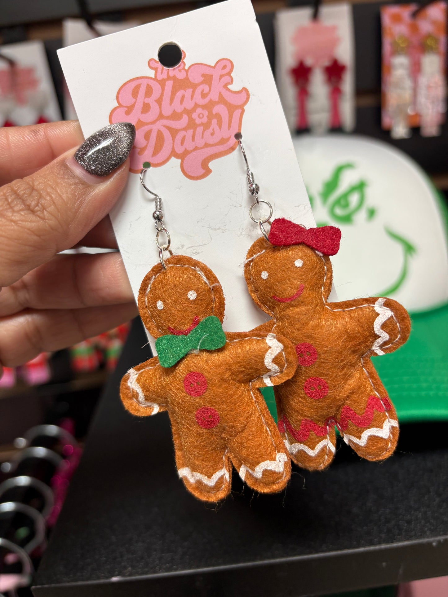 Gingerbread Couple Earrings