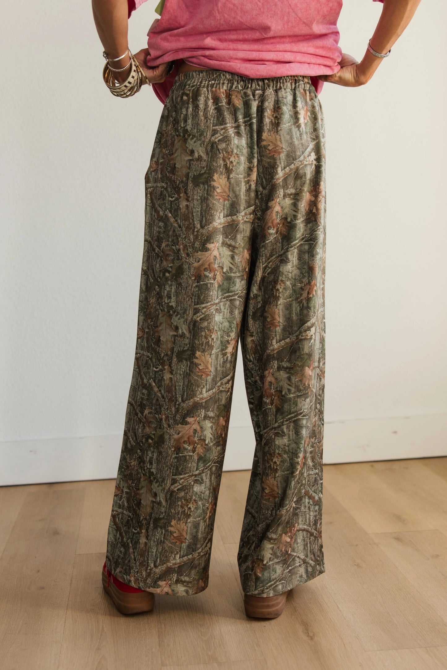 Camo Wide Leg Pants