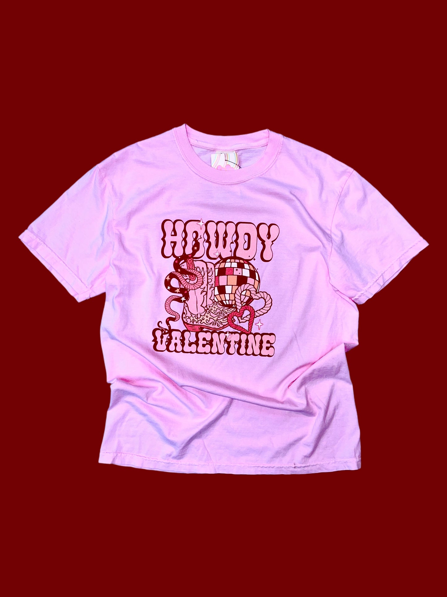 Howdy Valentine Disco Tee