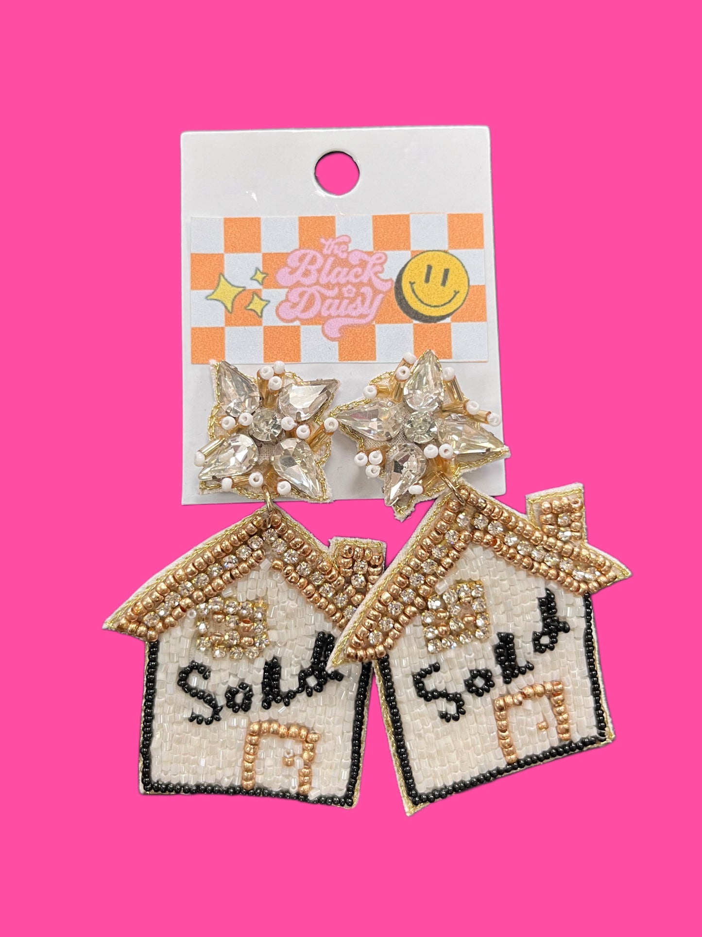 Sold Home Beaded Earrings