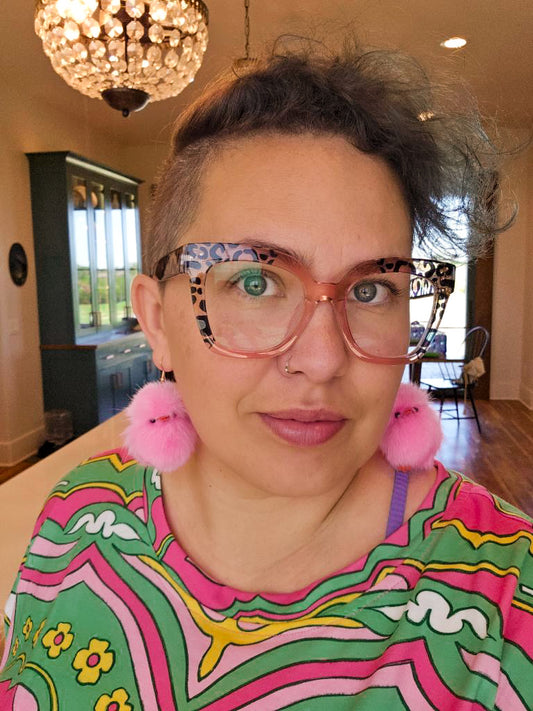 Pink Chick Earrings