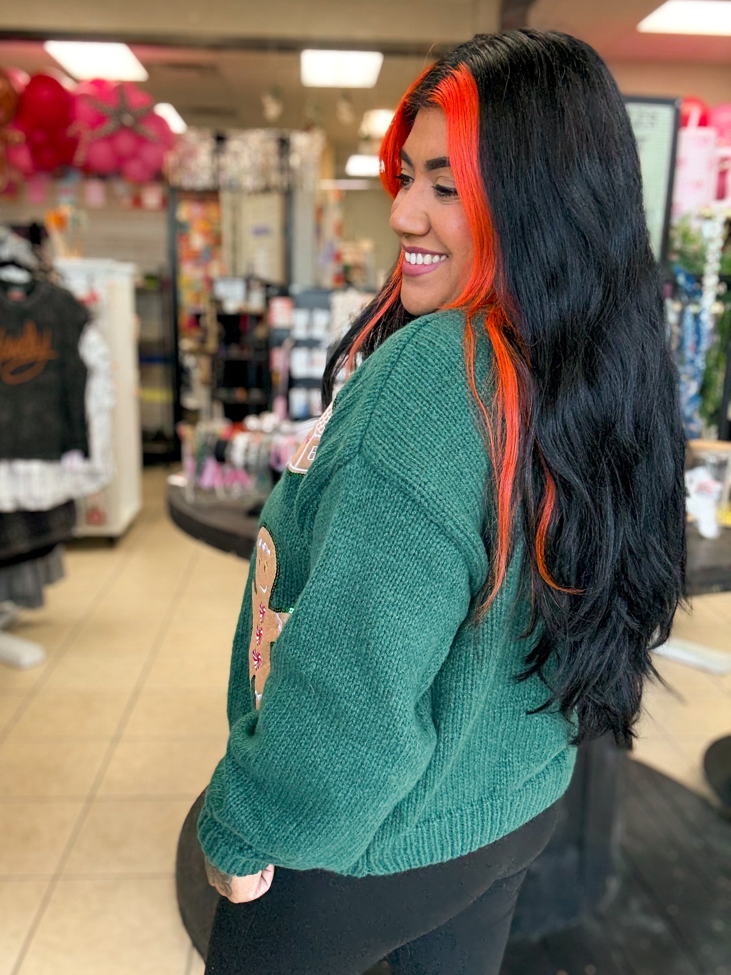 Gingerbread Green Cardigan