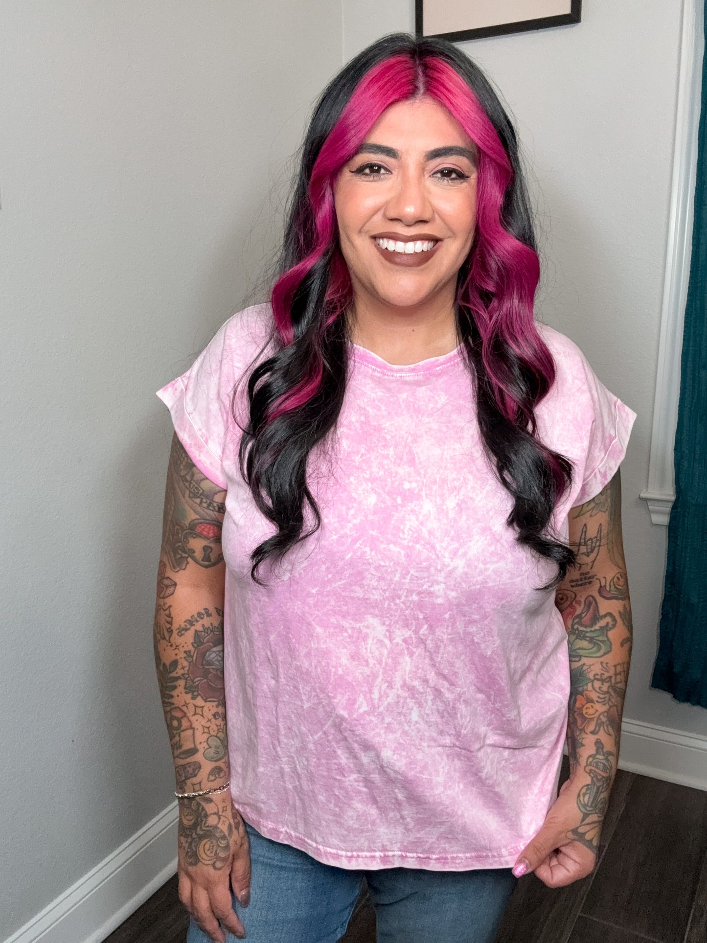 Mauve Mineral Washed Top