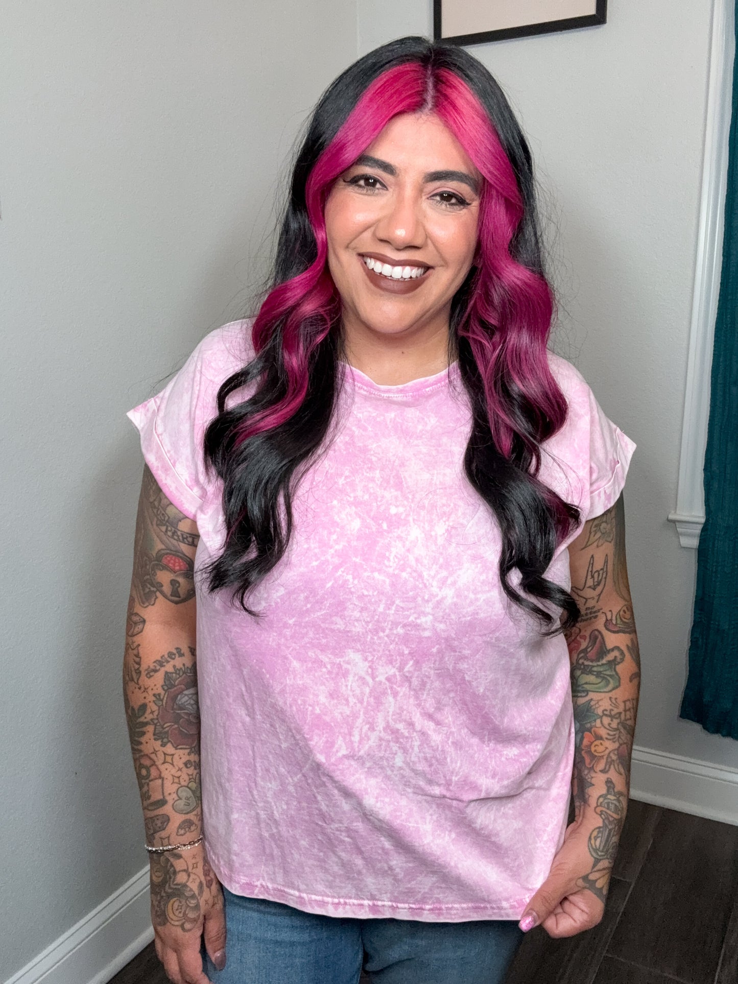 Mauve Mineral Washed Top