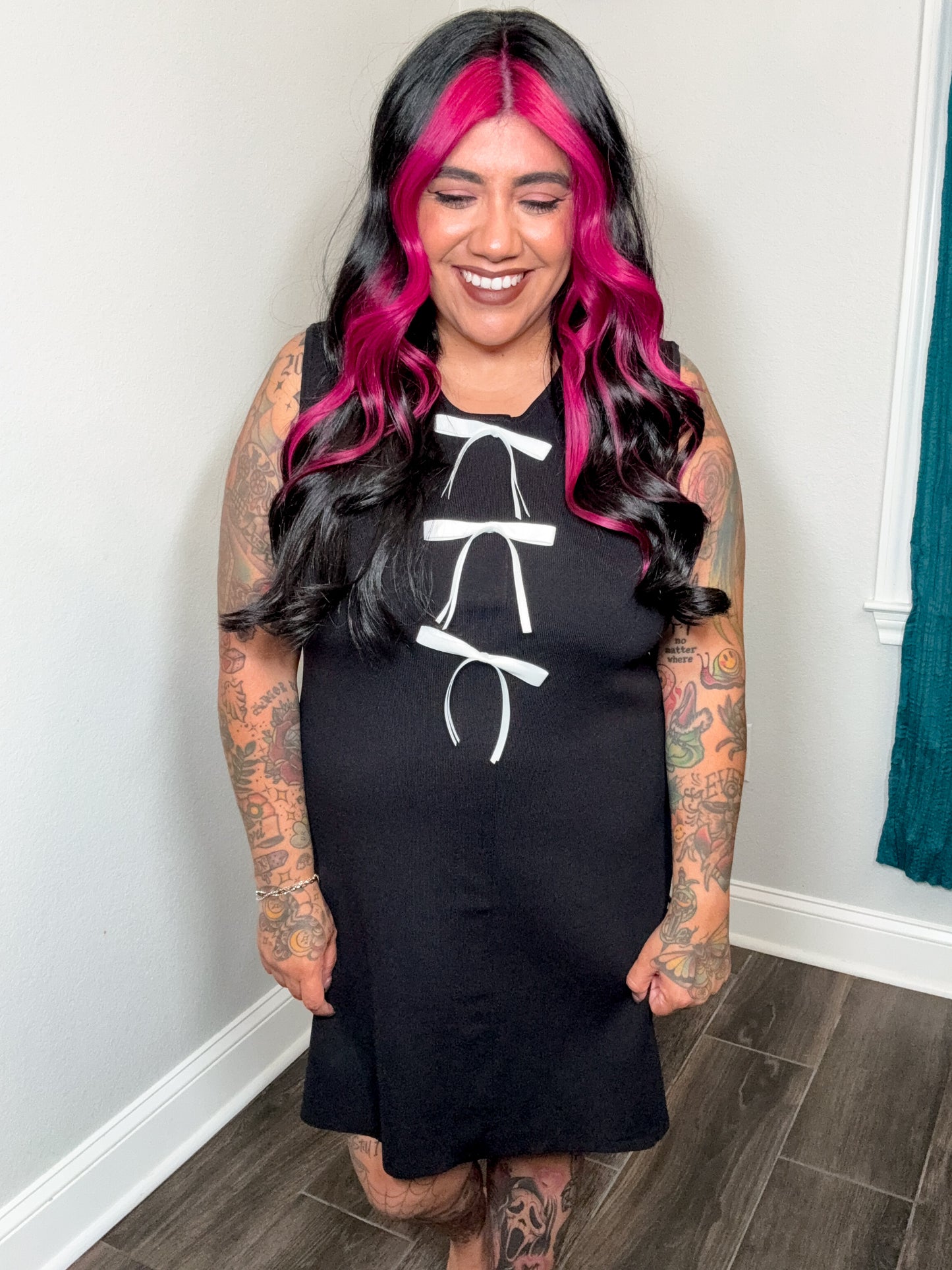 Black Bow Dress