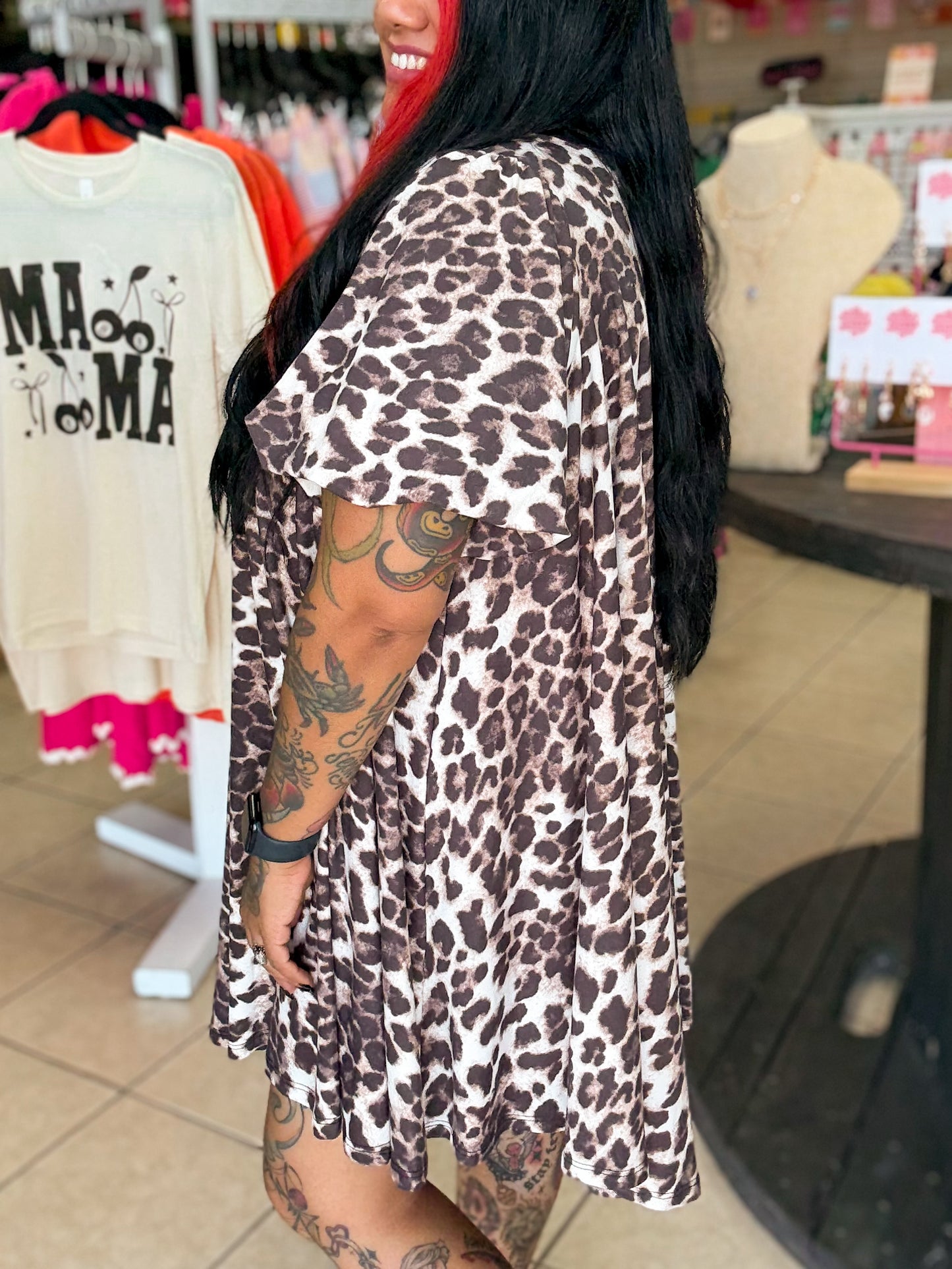 Leopard Swing Dress
