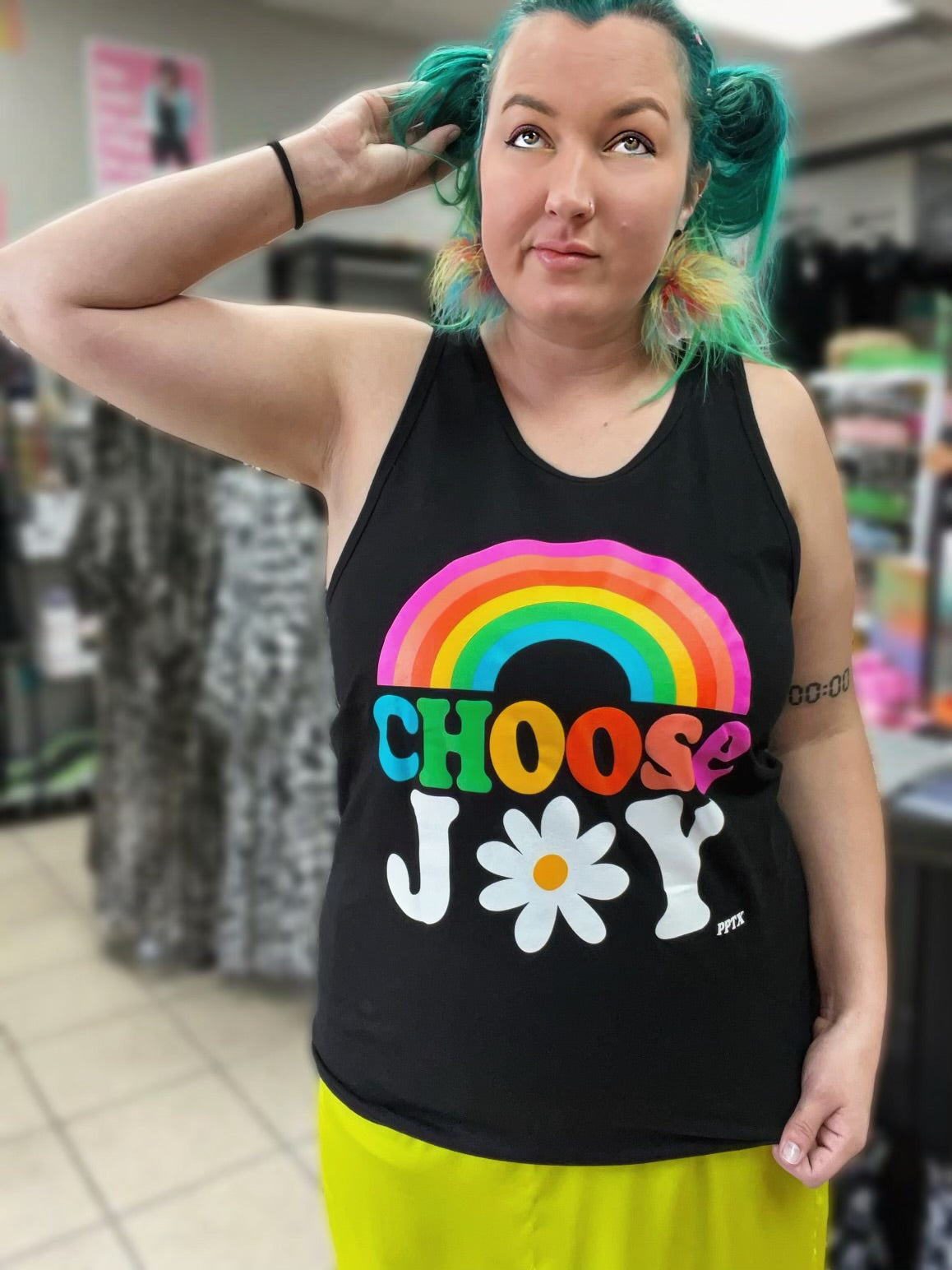 Choose Joy Rainbow Tank Top