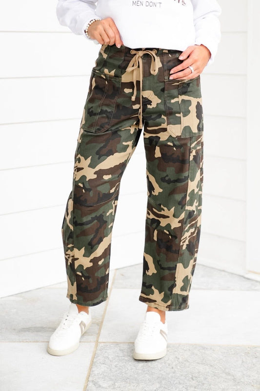 Camo Barrel Pants