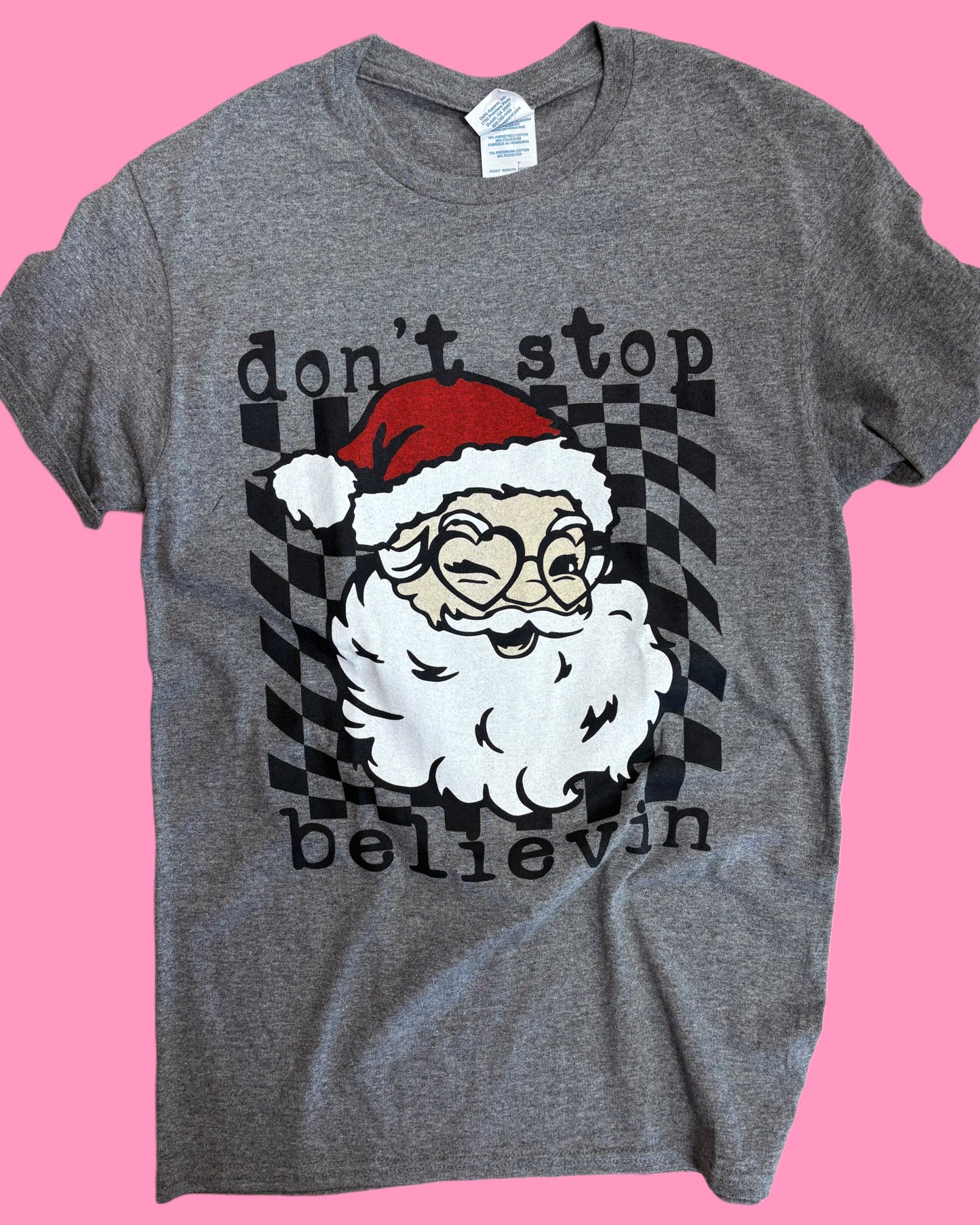 Don’t Stop Believin’ Santa Tee