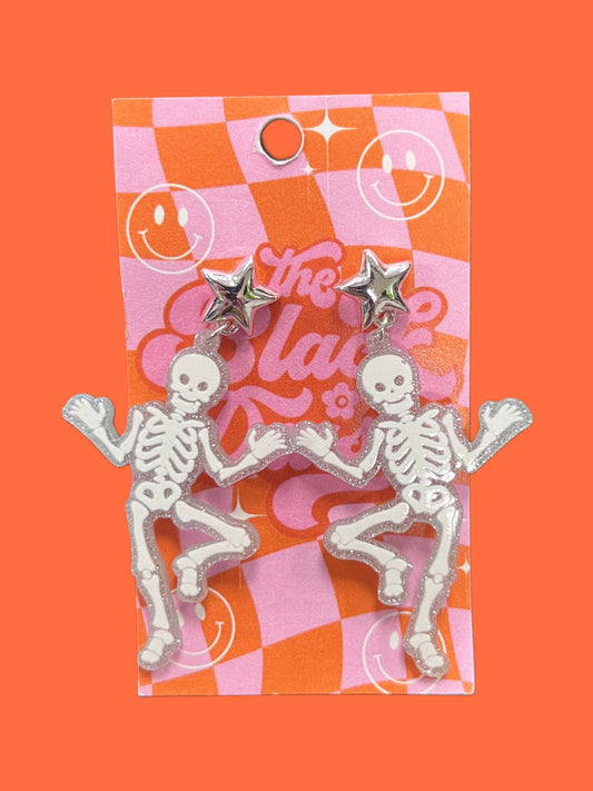 Dancing Skeleton Earrings