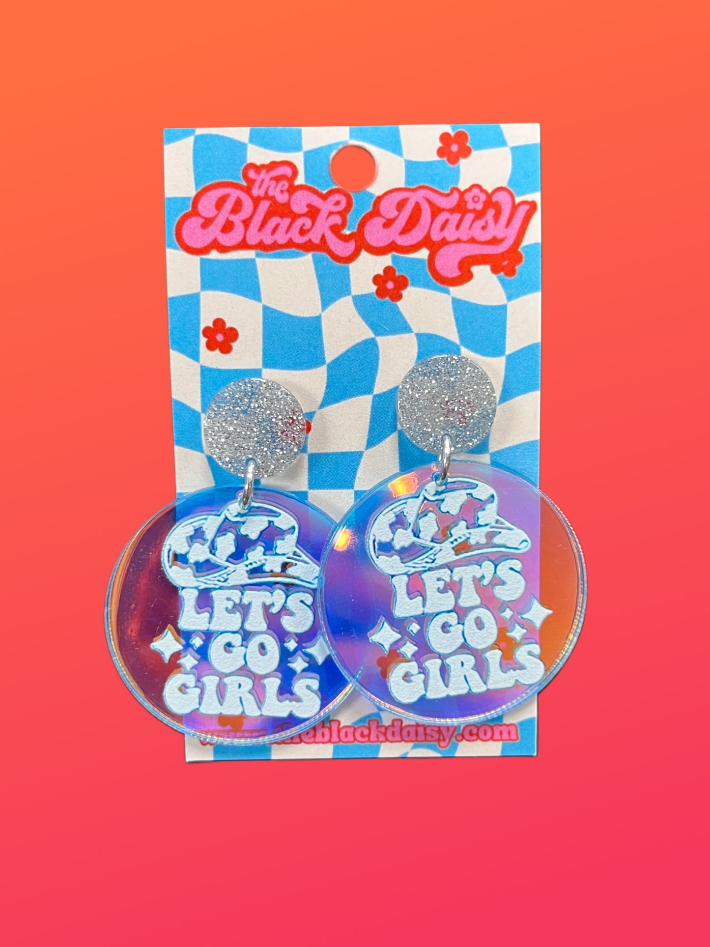 Let's Go Girls Stud Earrings