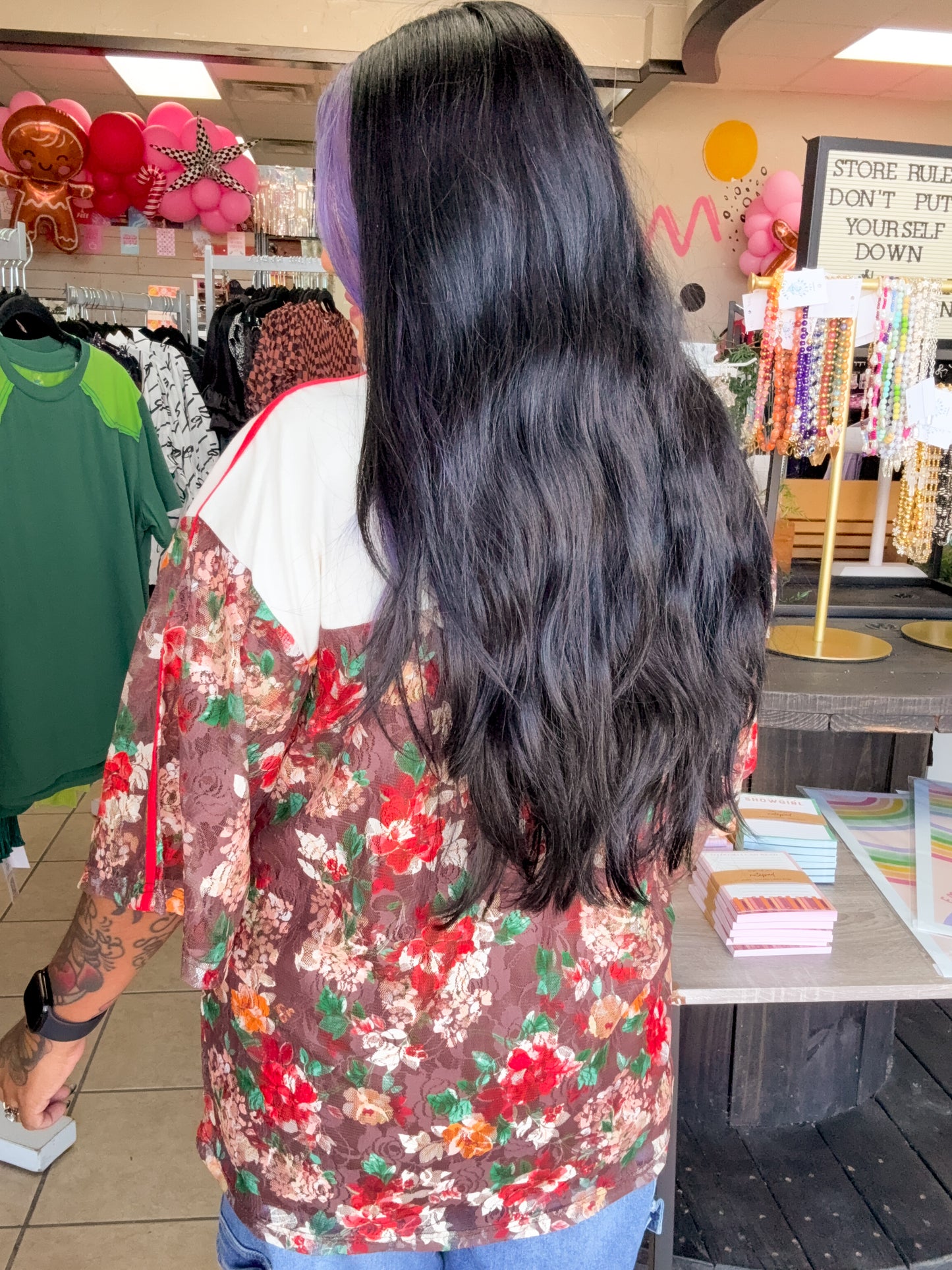 Howdy Floral Jersey Top