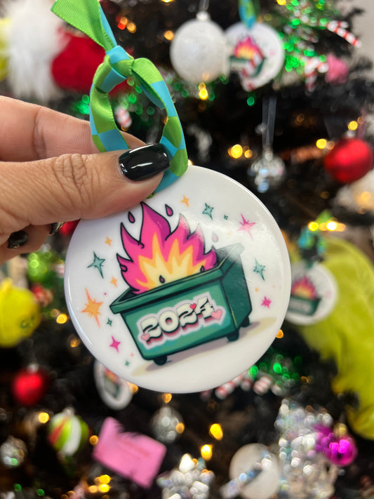 2024 Dumpster Fire Ornament