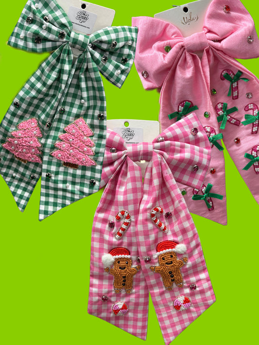 Christmas Hair Bows