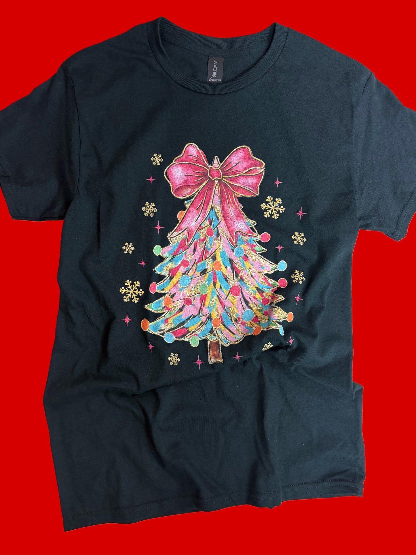 Glitter Christmas Tree Tee