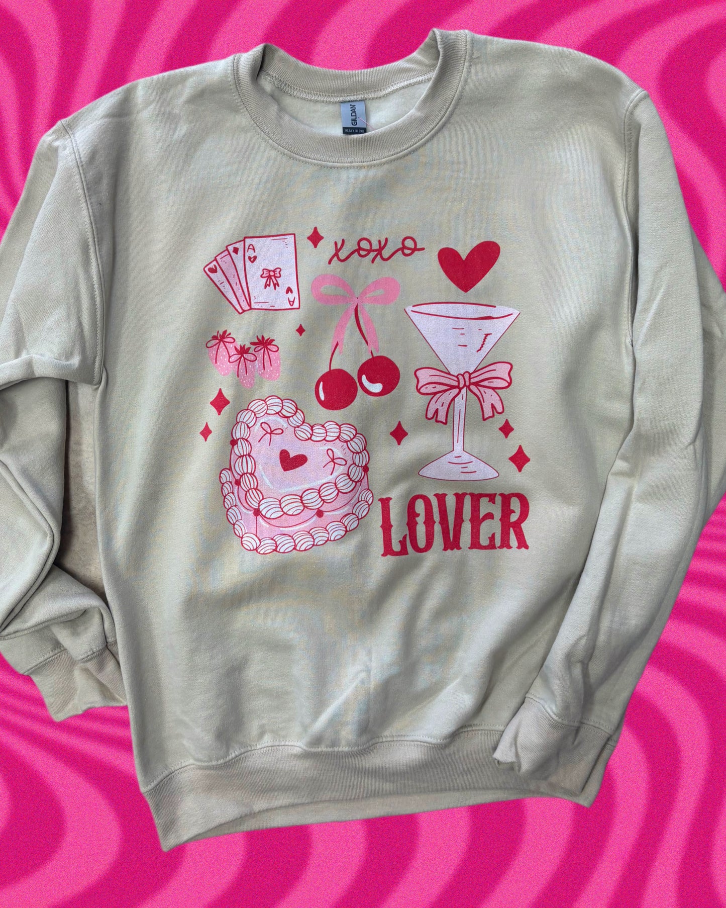 Lover Collage Crewneck Sweatshirt
