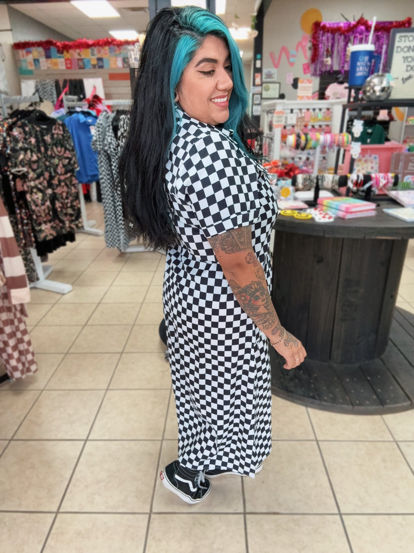 Checkered Dress