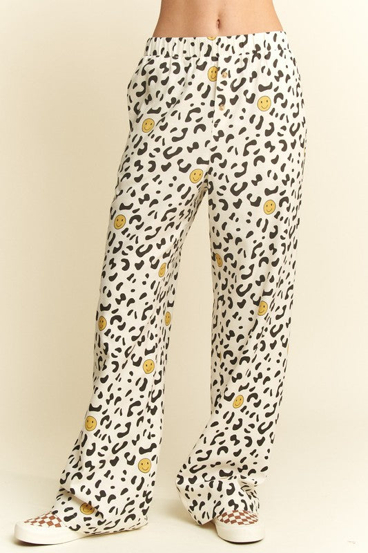 Smiley Leopard Pants