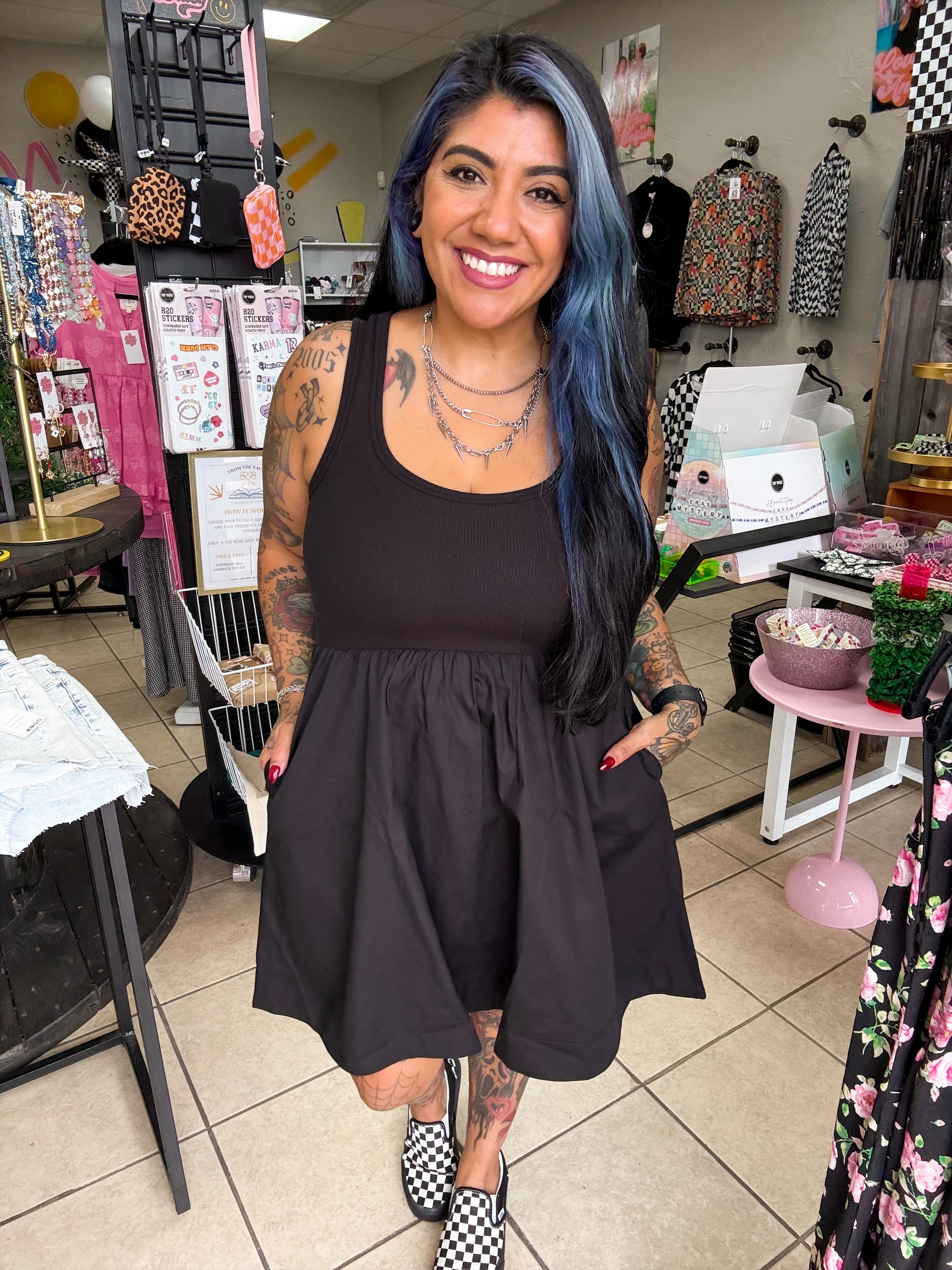Black Is Spring Dress  The Black Daisy