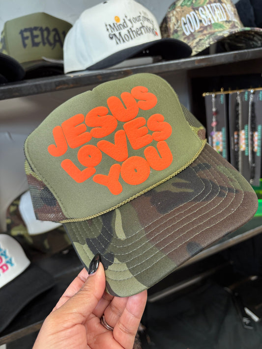Jesus Loves You Trucker Hat